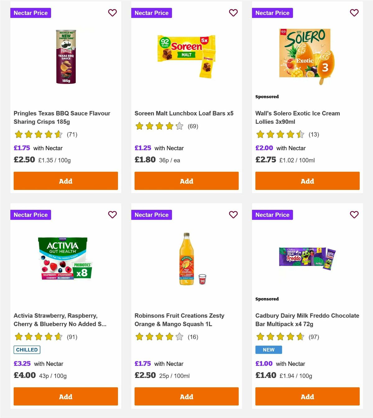 Sainsbury's Offers from 18 July
