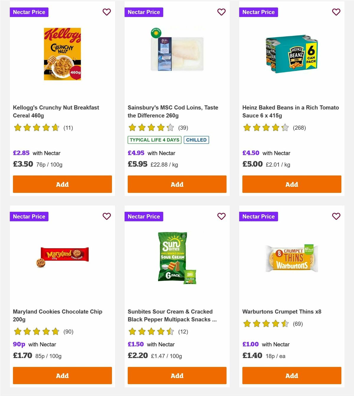 Sainsbury's Offers from 18 July