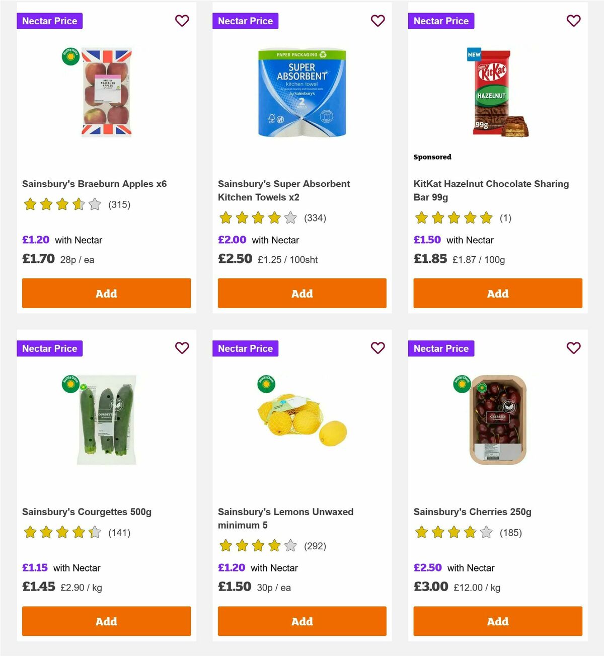 Sainsbury's Offers from 18 July