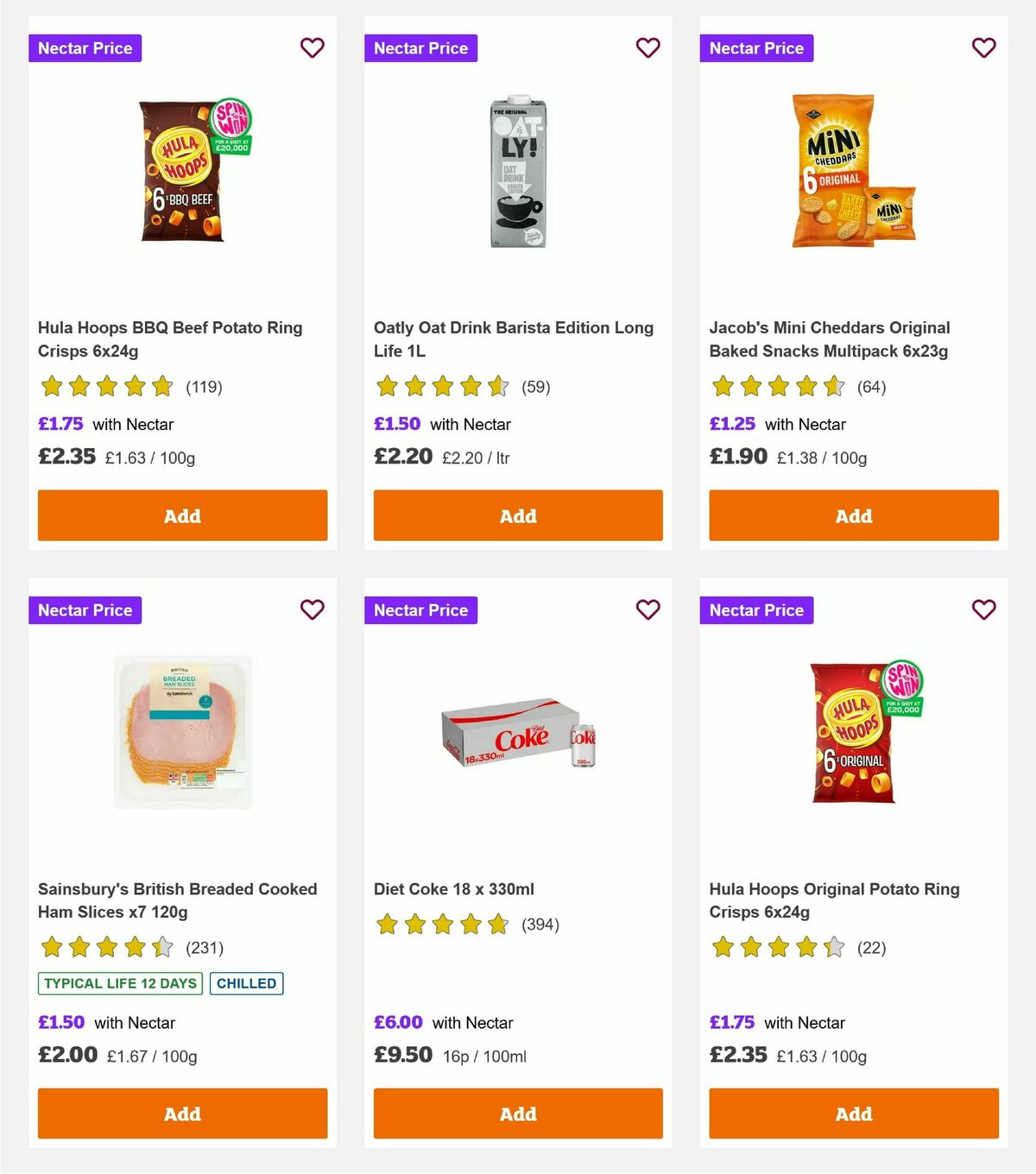 Sainsbury's Offers from 18 July