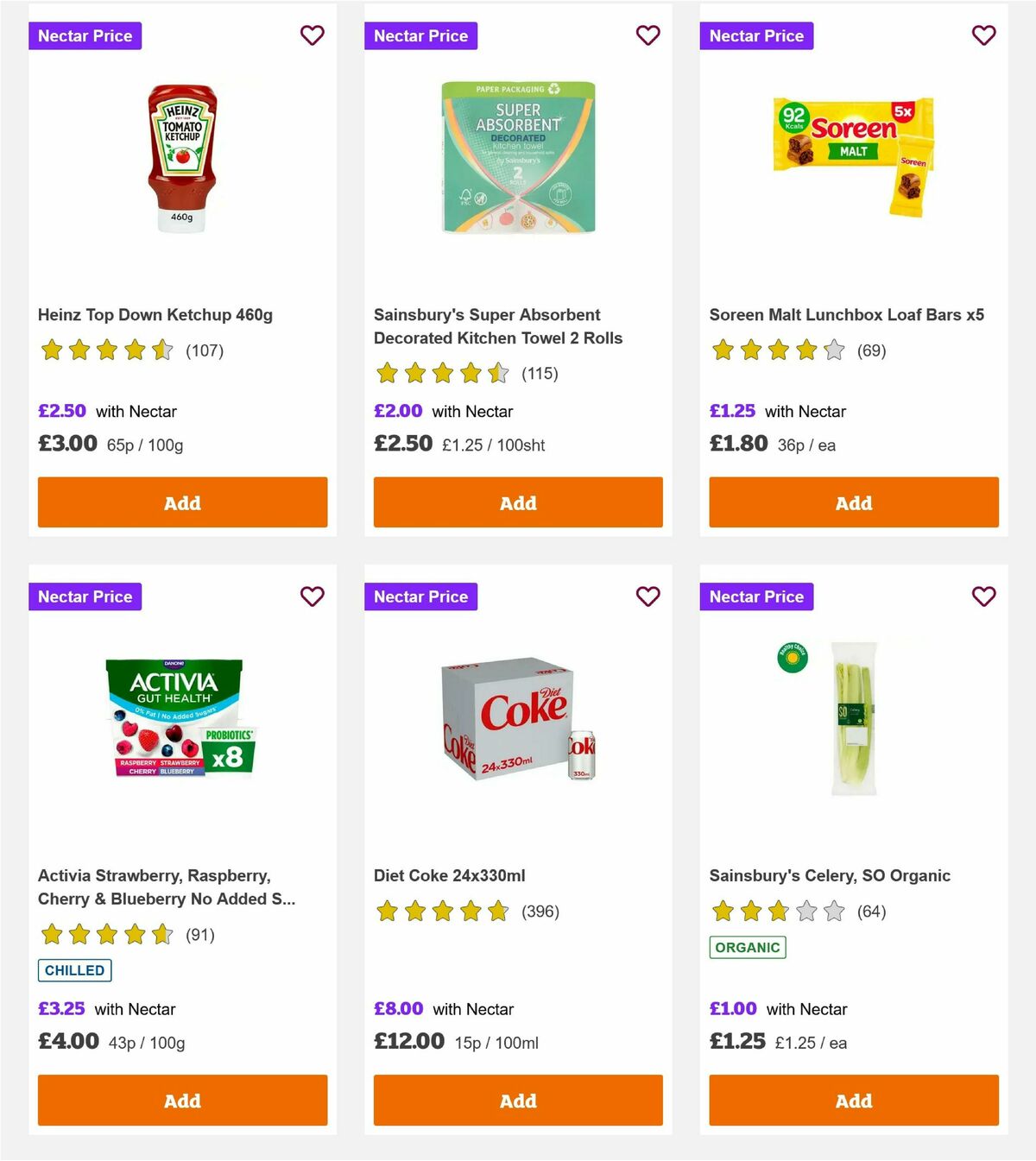 Sainsbury's Offers from 25 July