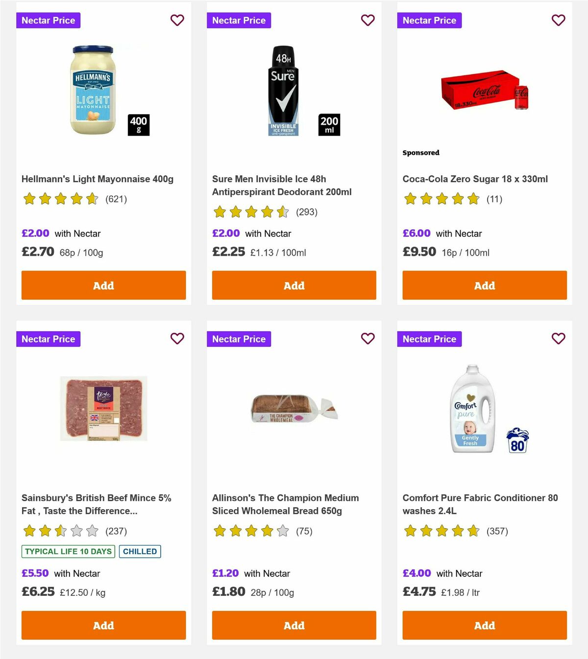 Sainsbury's Offers from 25 July