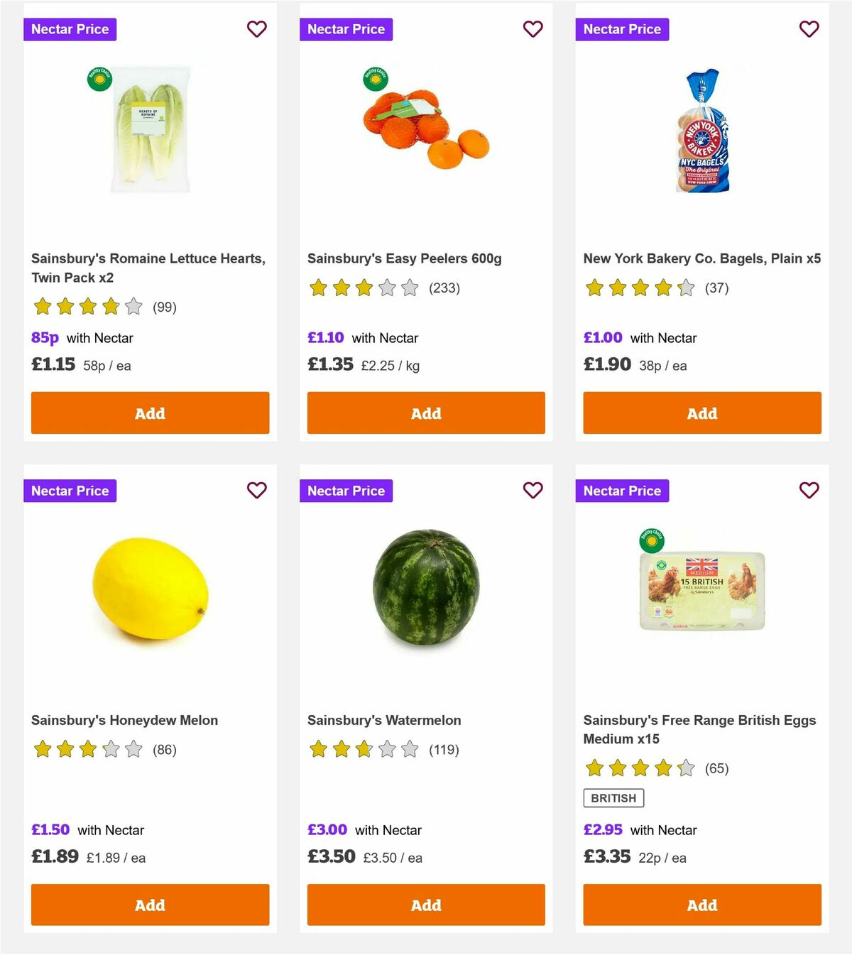 Sainsbury's Offers from 25 July