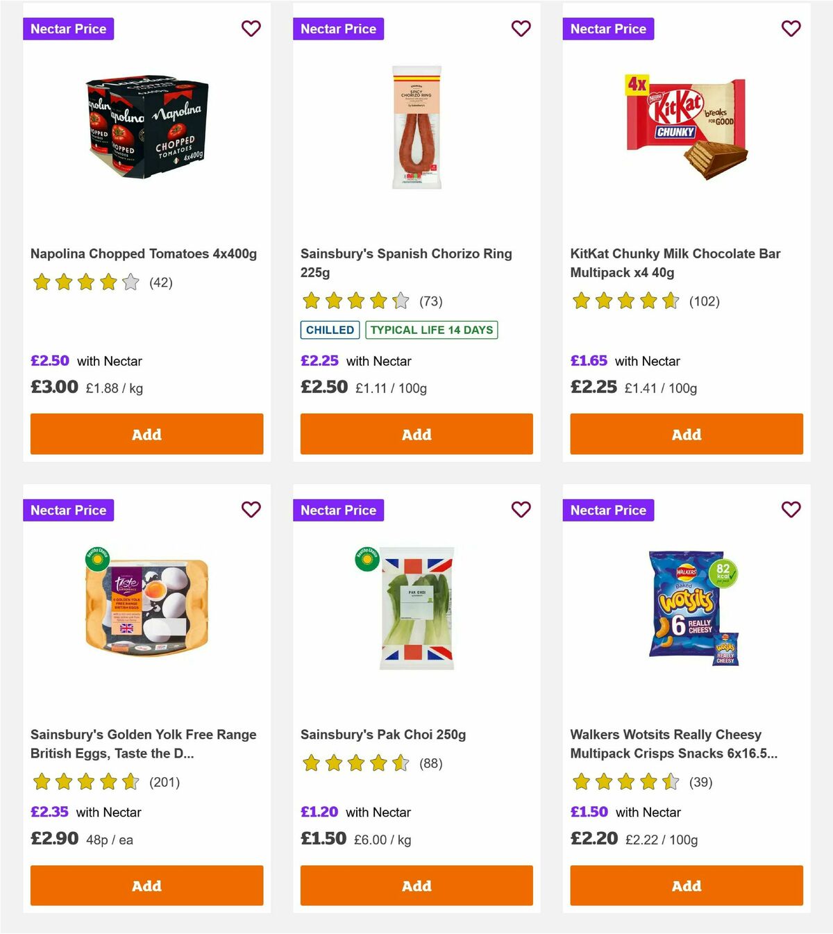 Sainsbury's Offers from 25 July