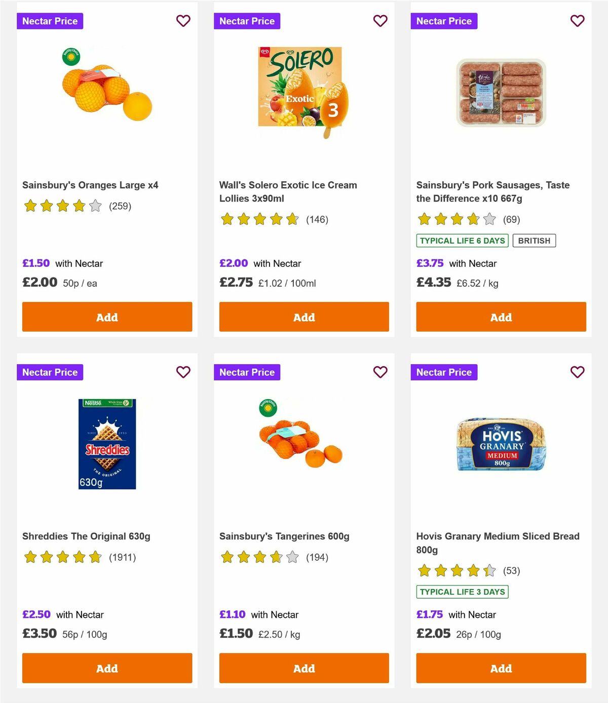 Sainsbury's Offers from 25 July