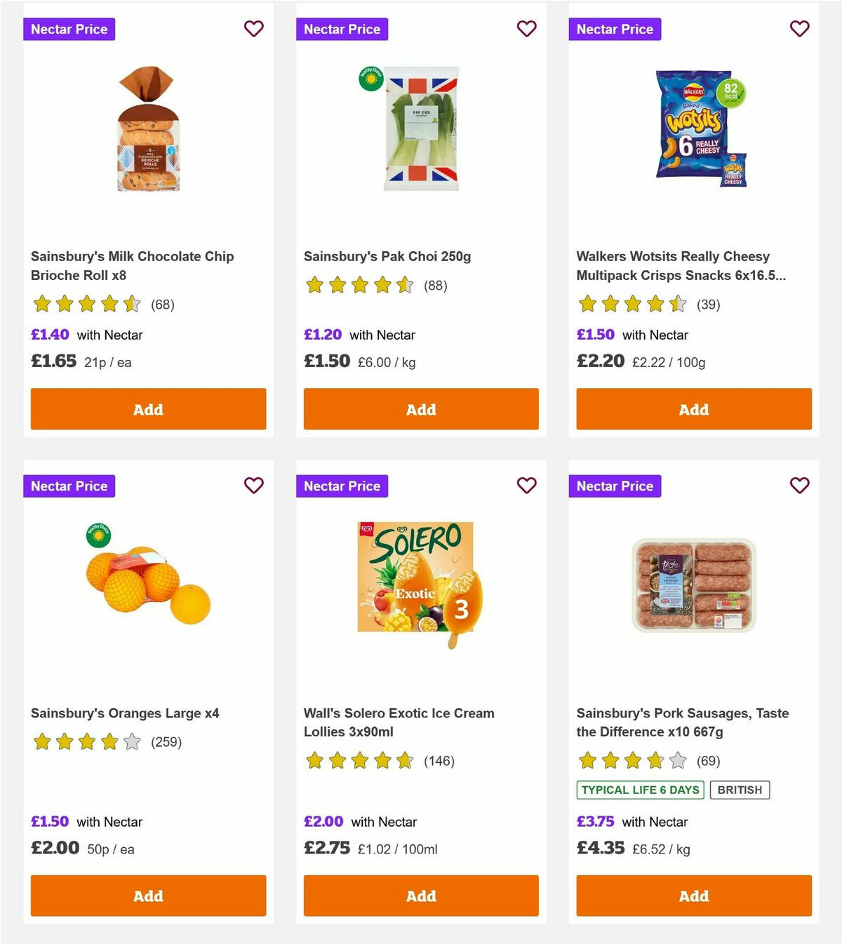 Sainsbury's Offers from 1 August