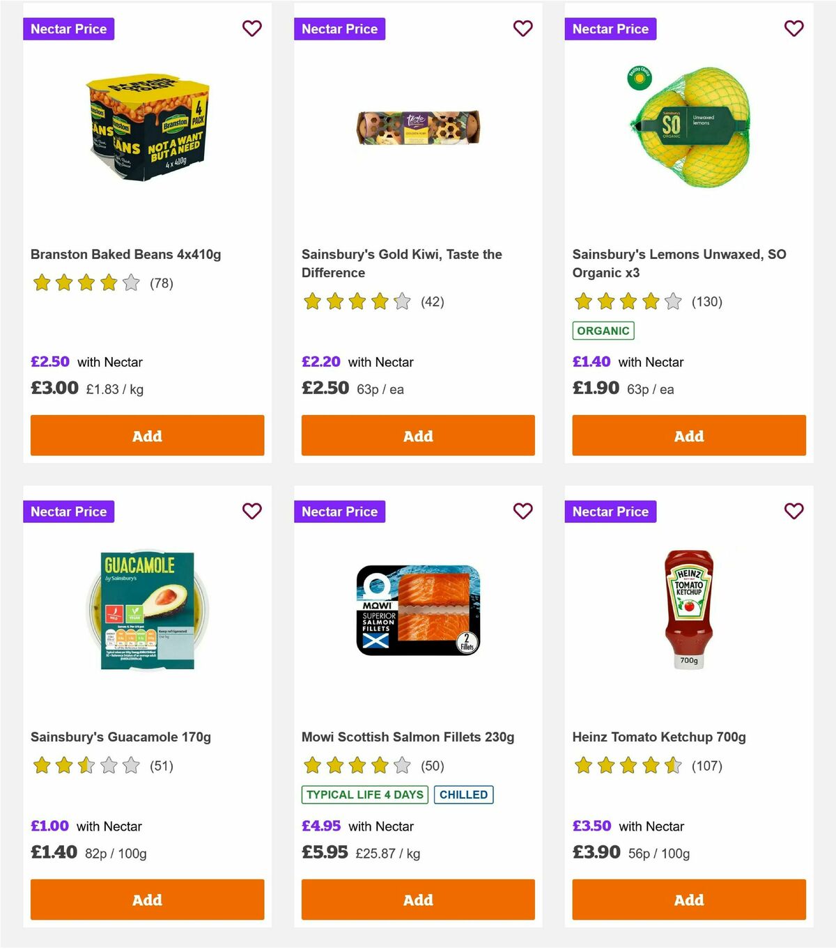 Sainsbury's Offers from 1 August