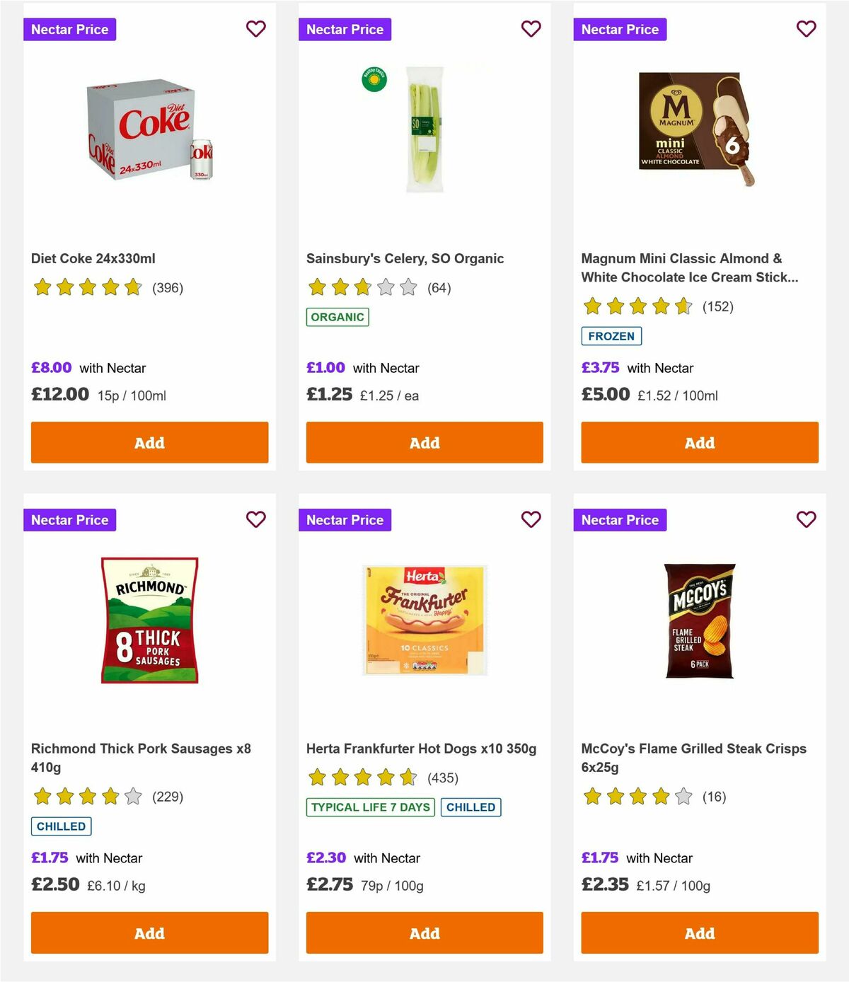 Sainsbury's Offers from 1 August