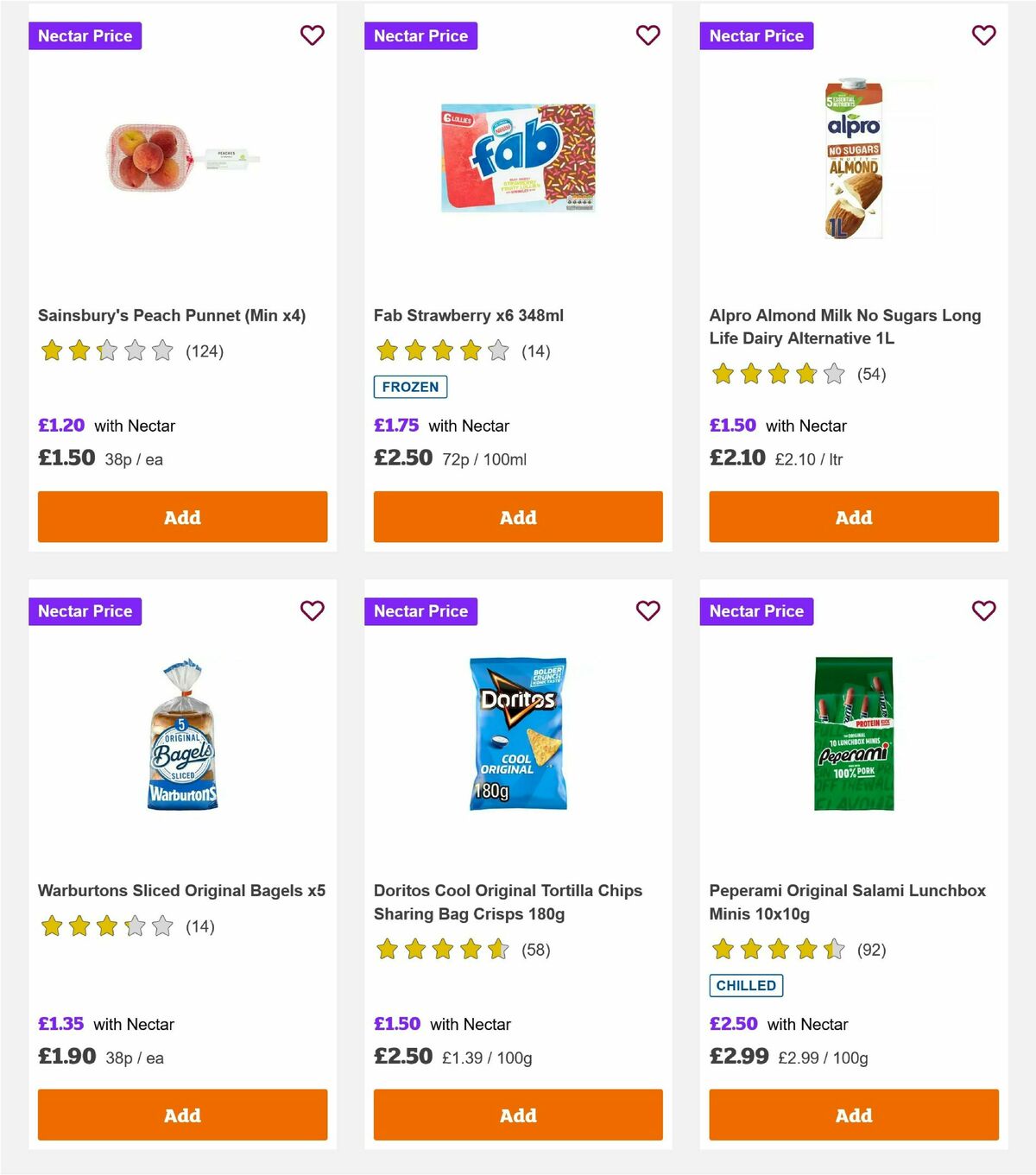 Sainsbury's Offers from 1 August
