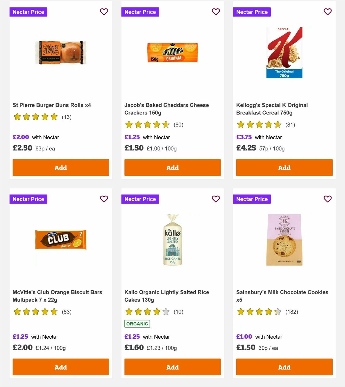Sainsbury's Offers from 1 August