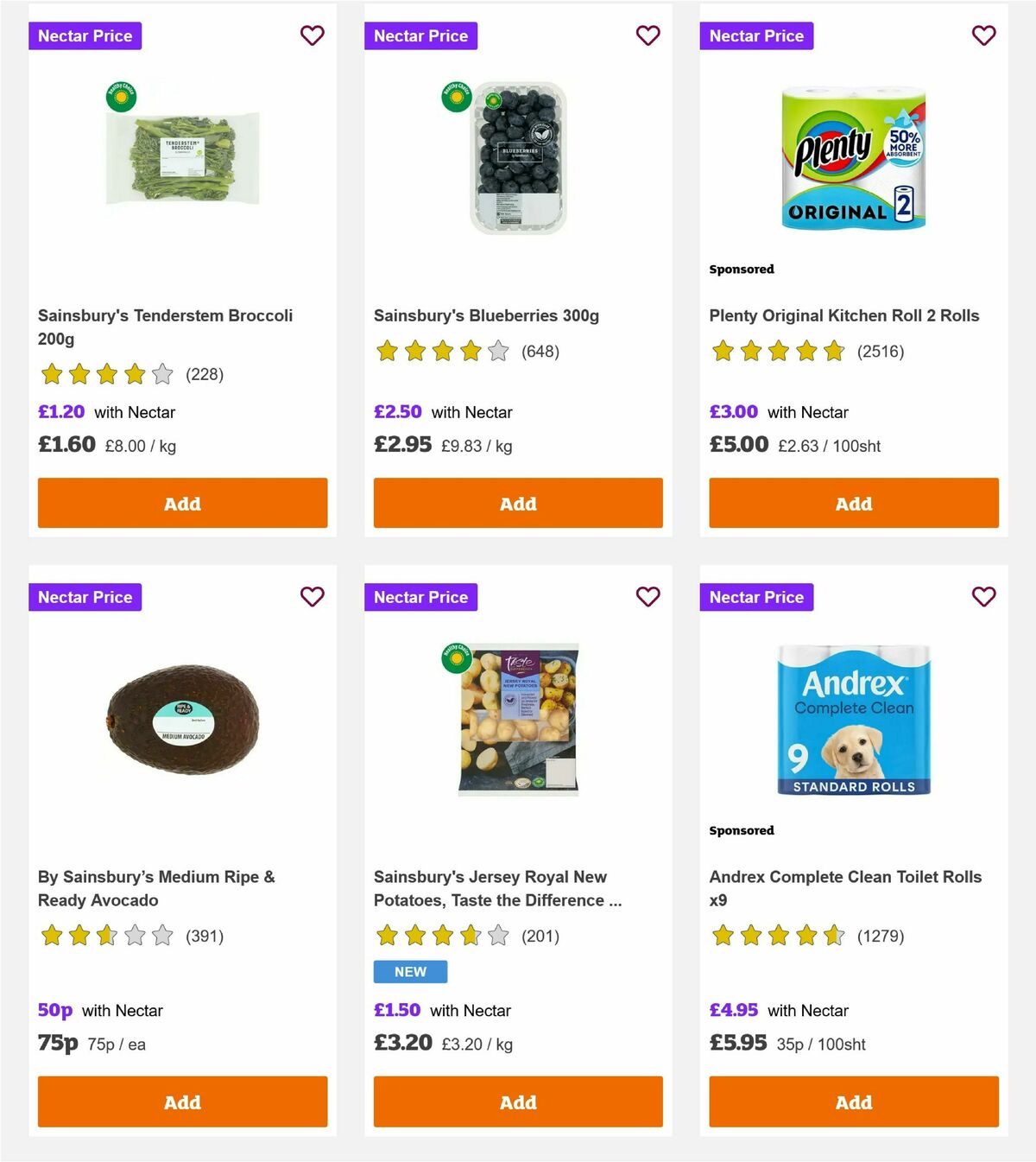 Sainsbury's Offers from 1 August