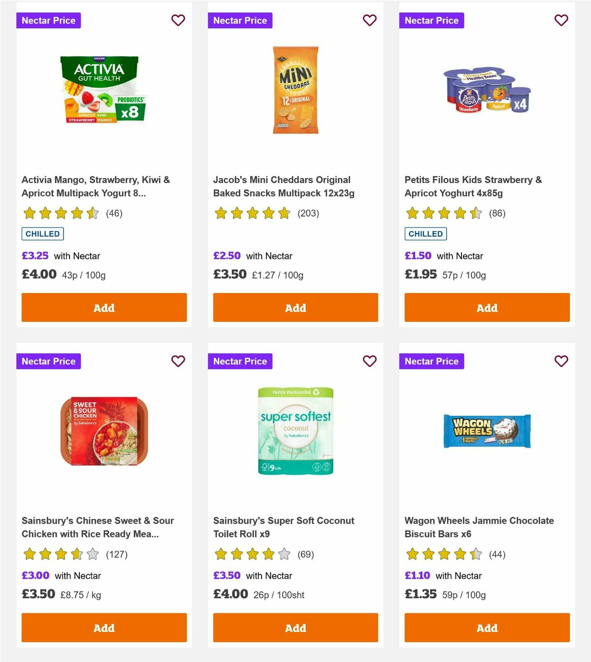Sainsbury's Offers from 1 August