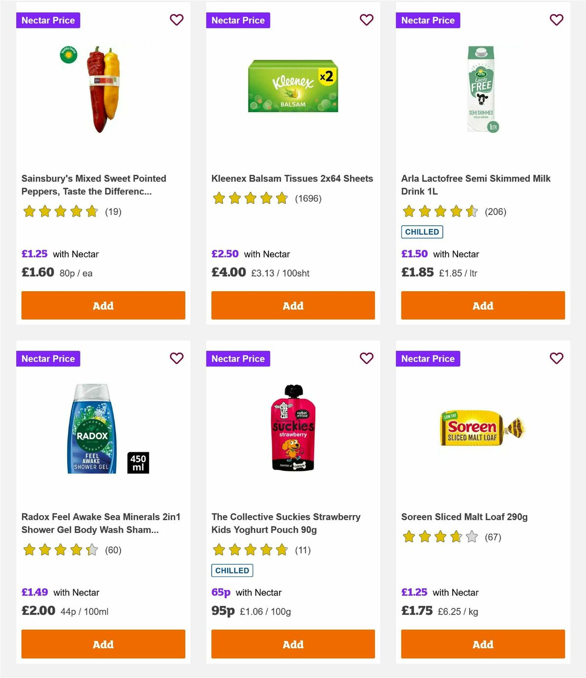 Sainsbury's Offers from 1 August