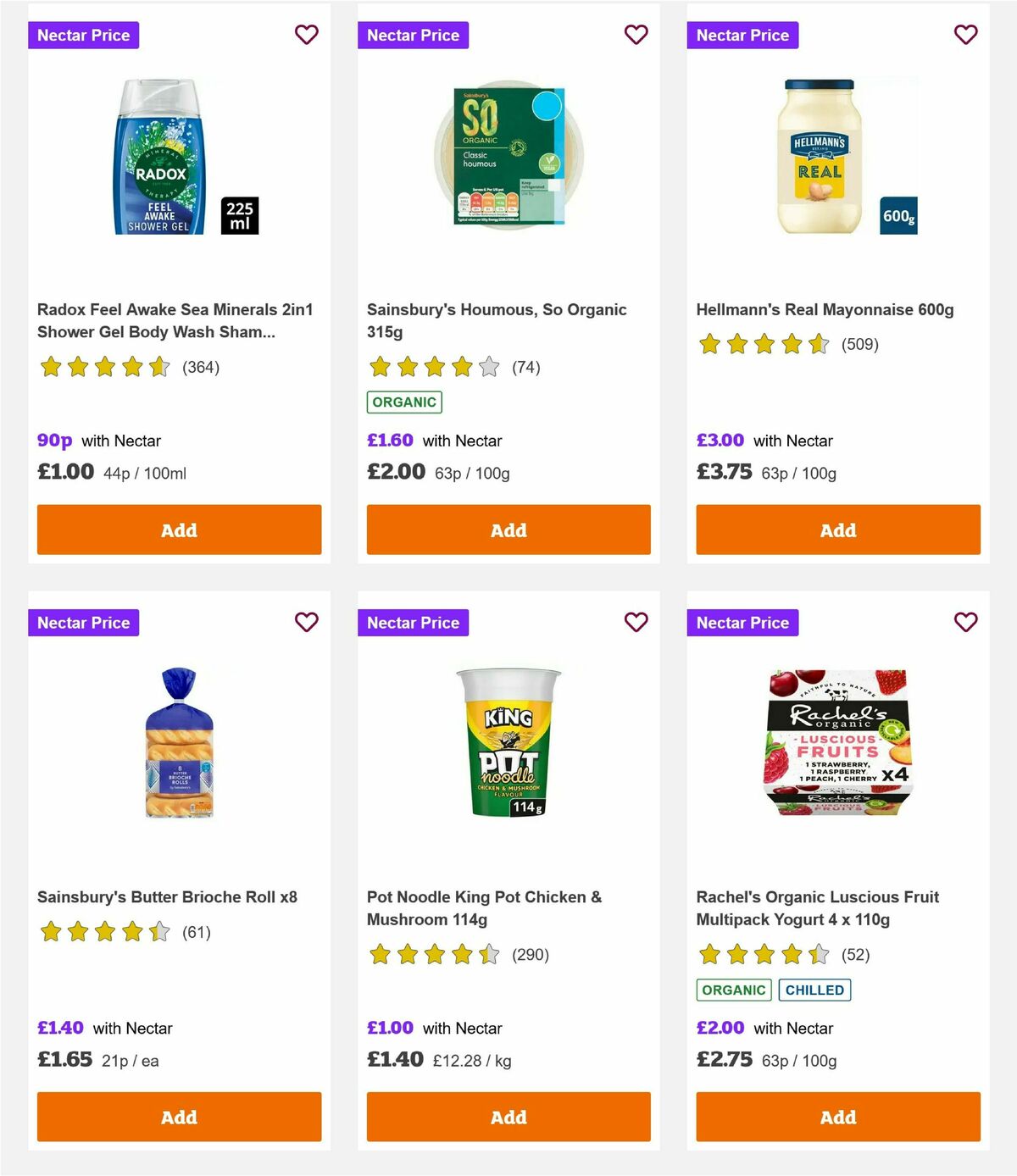 Sainsbury's Offers from 1 August