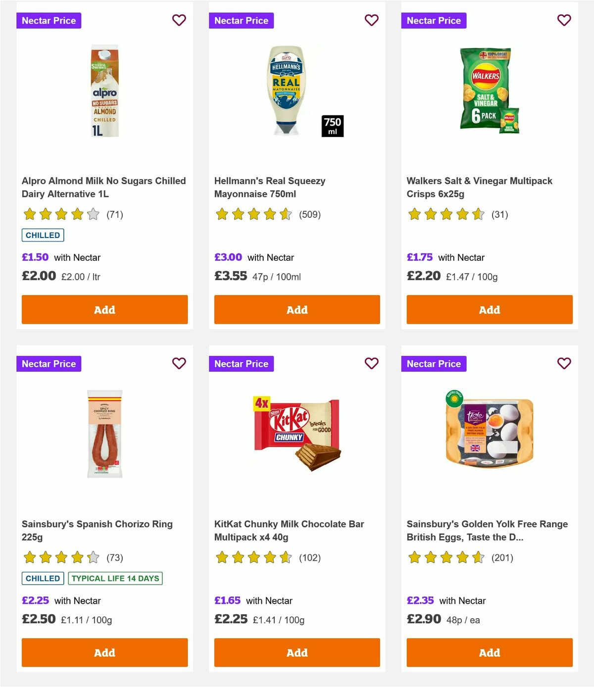 Sainsbury's Offers from 1 August
