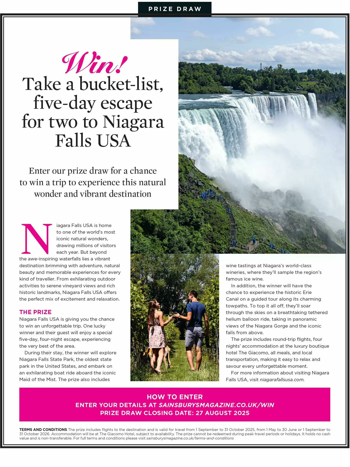 Sainsbury's Magazine August Offers from 1 August