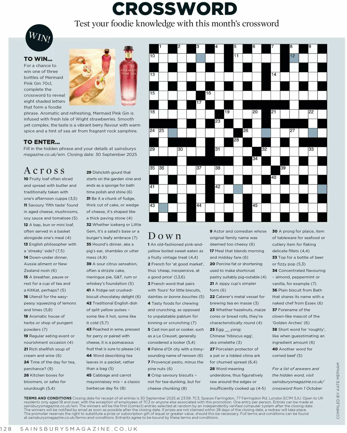 Sainsbury's Magazine August Offers from 1 August