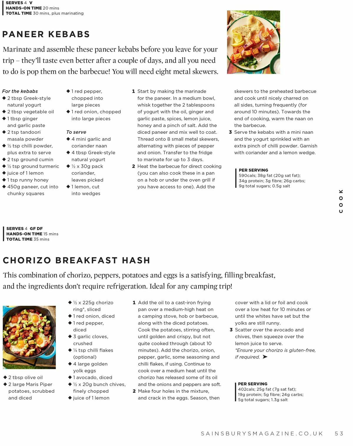 Sainsbury's Magazine August Offers from 1 August