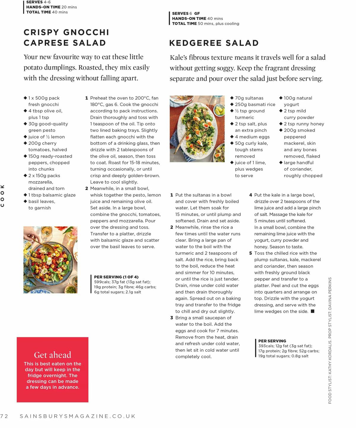 Sainsbury's Magazine August Offers from 1 August