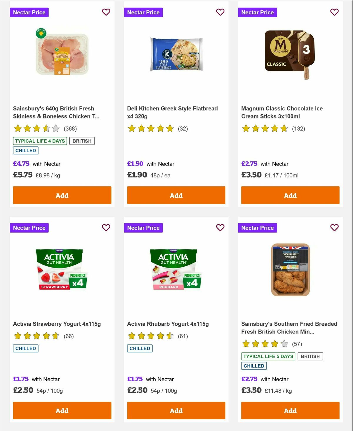 Sainsbury's Offers from 9 August