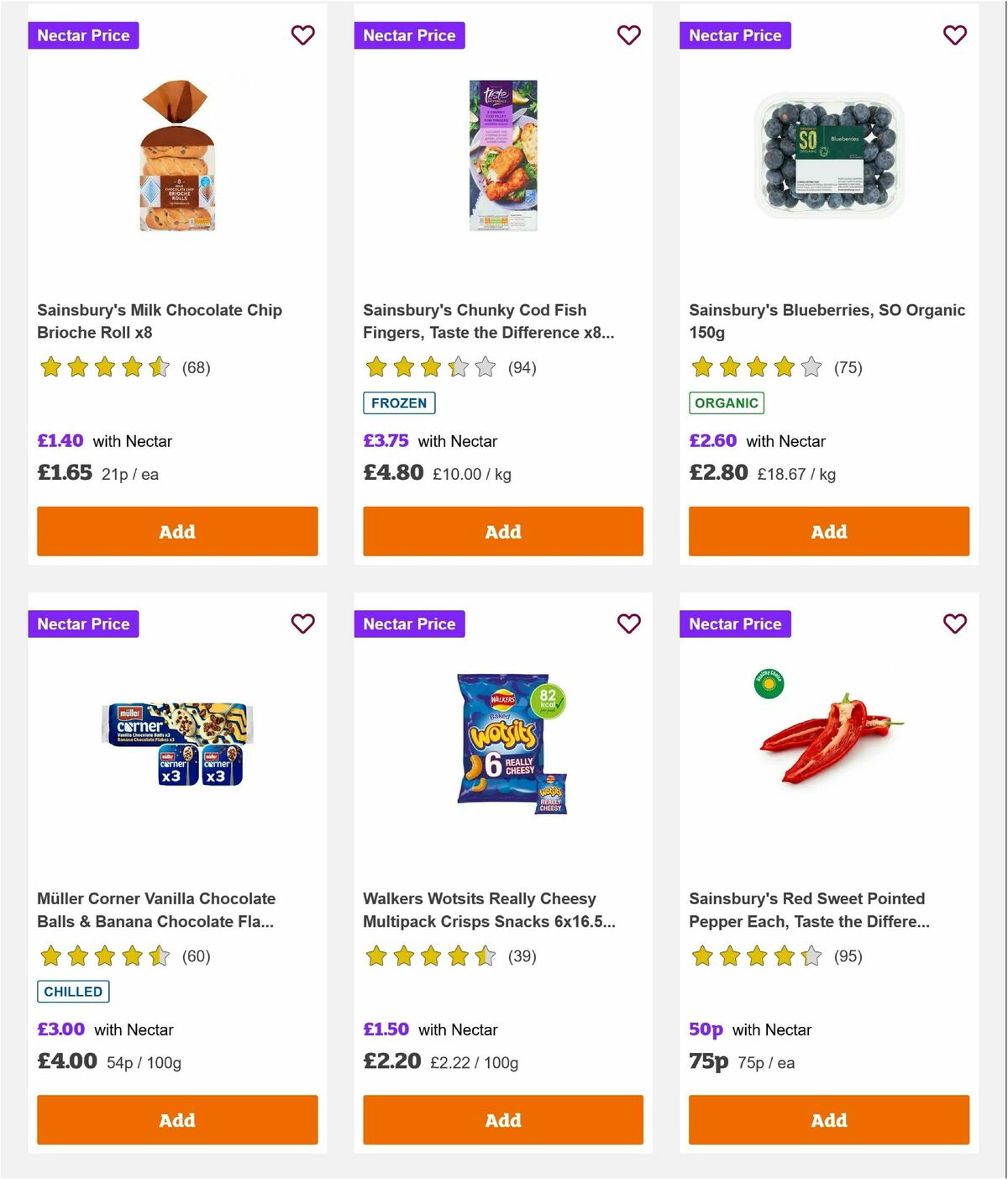 Sainsbury's Offers from 9 August