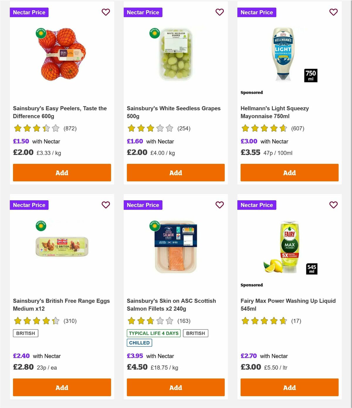 Sainsbury's Offers from 9 August