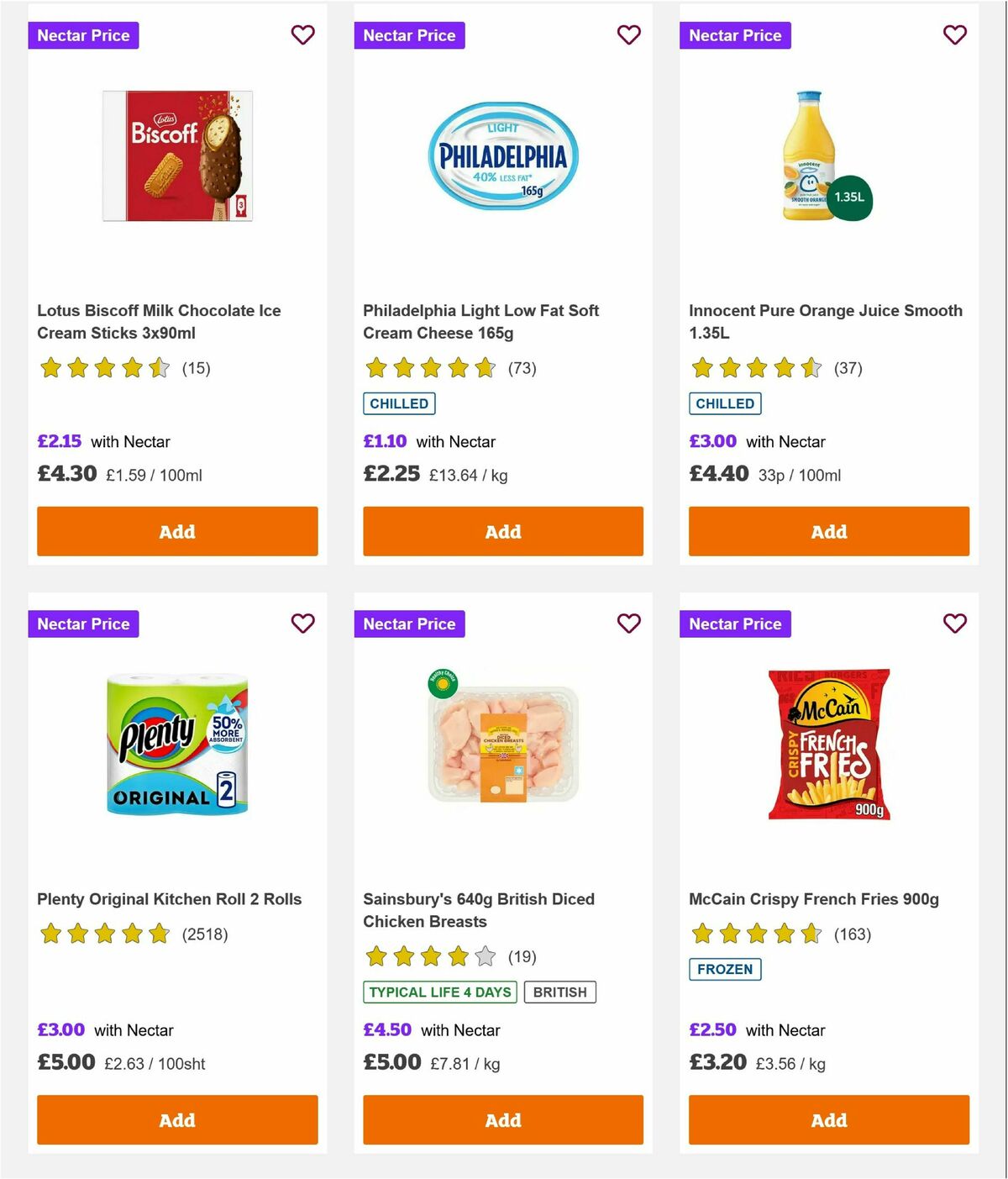 Sainsbury's Offers from 9 August