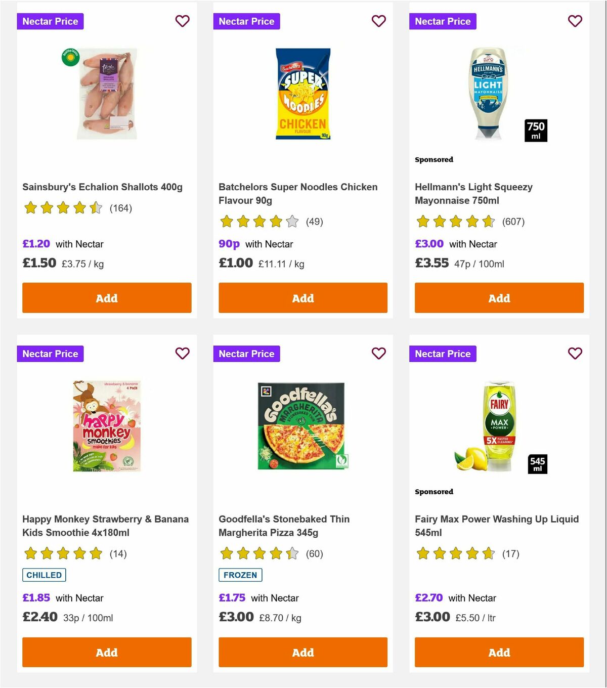 Sainsbury's Offers from 9 August