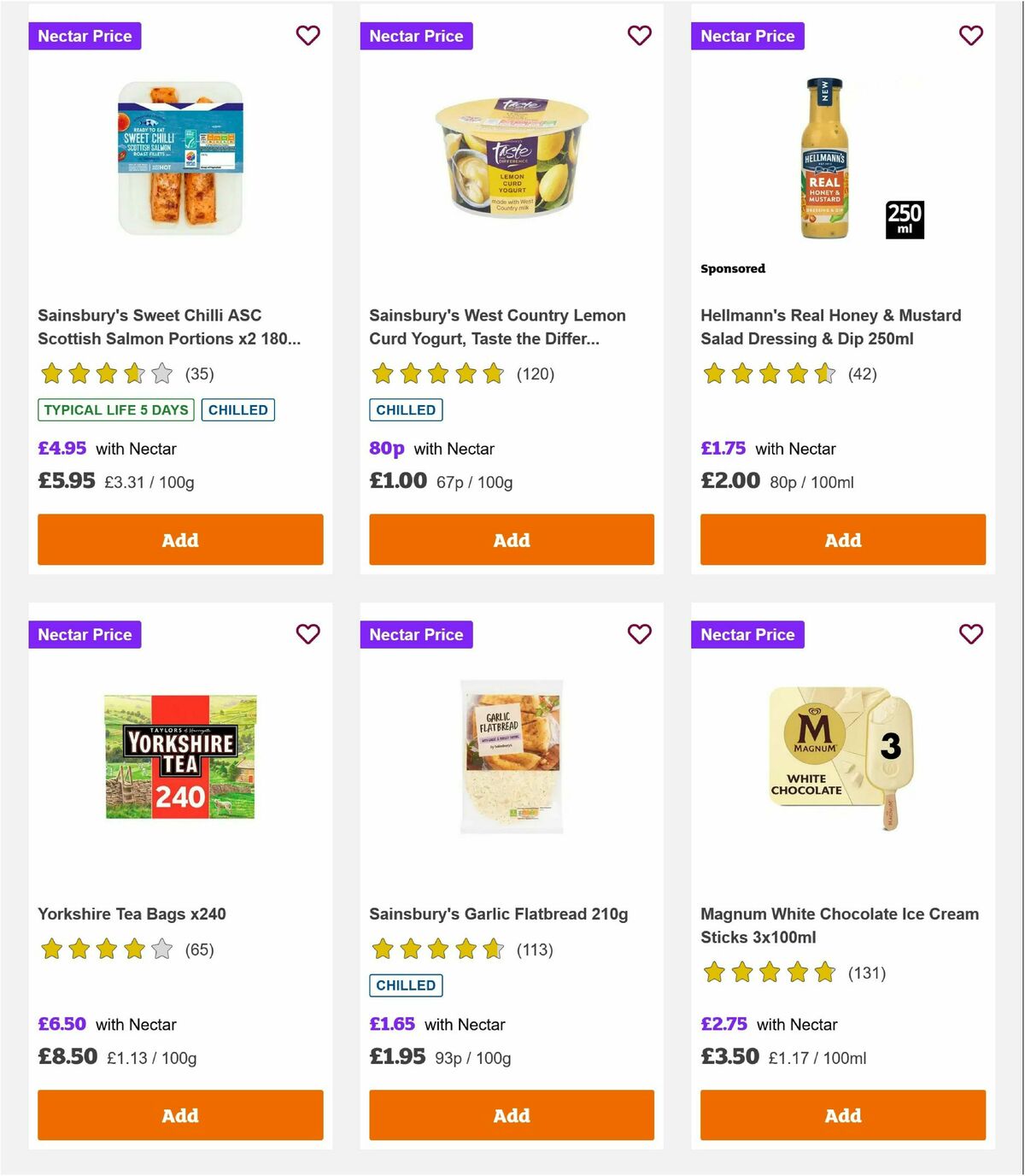 Sainsbury's Offers from 9 August