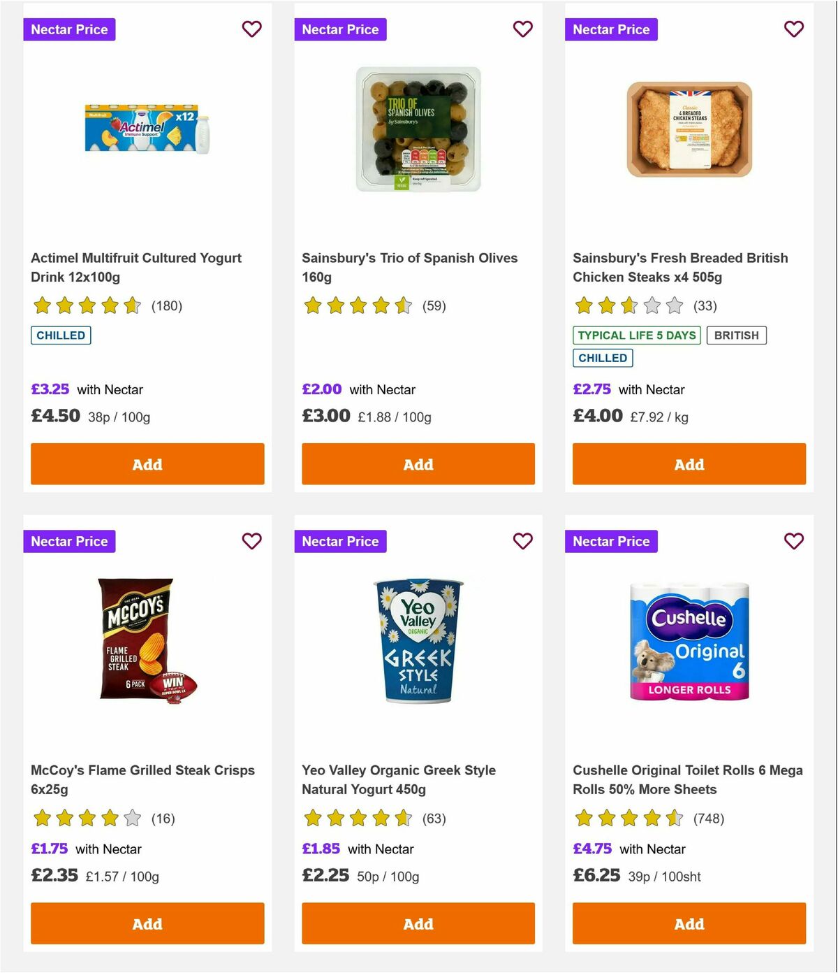 Sainsbury's Offers from 9 August