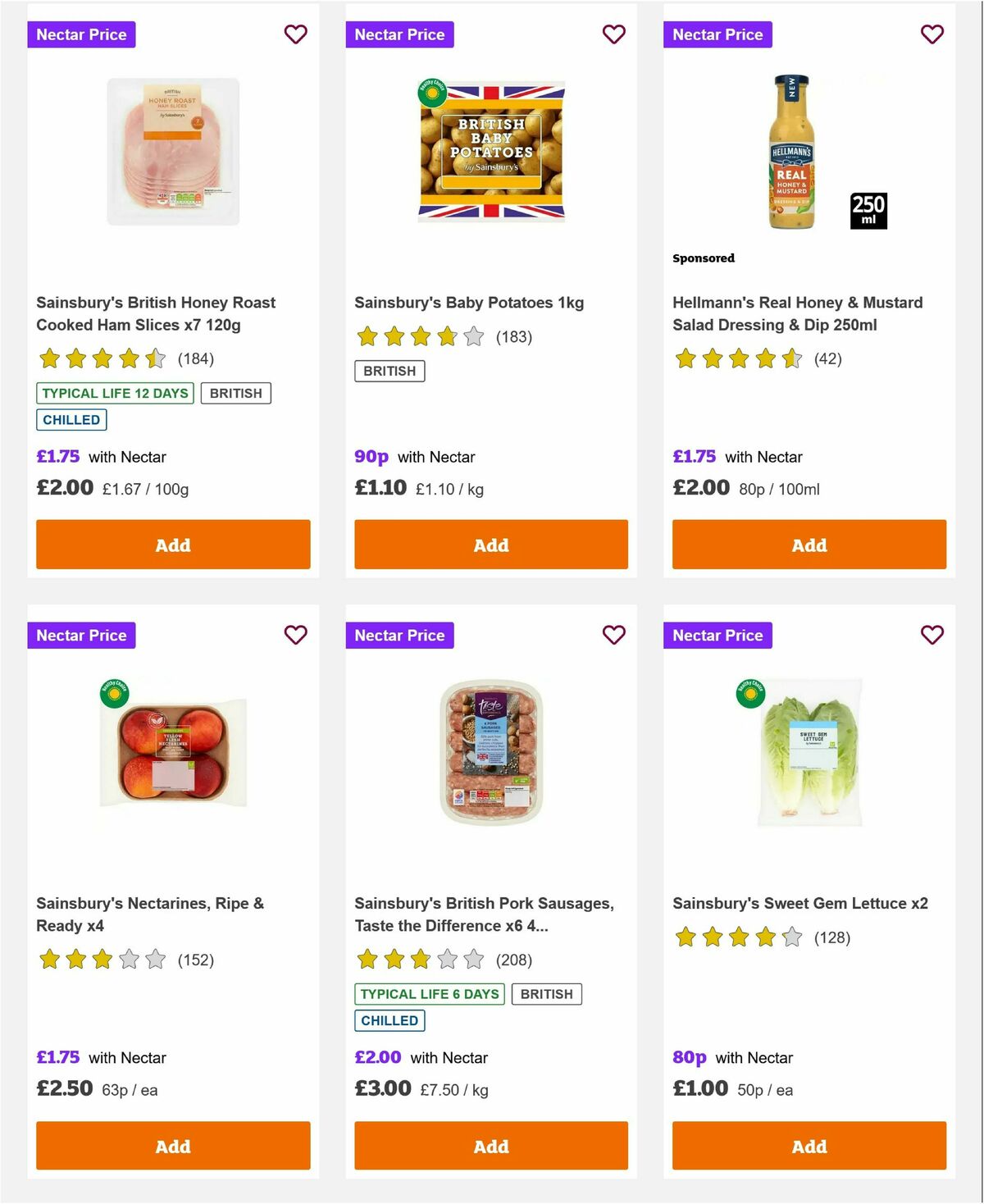 Sainsbury's Offers from 9 August