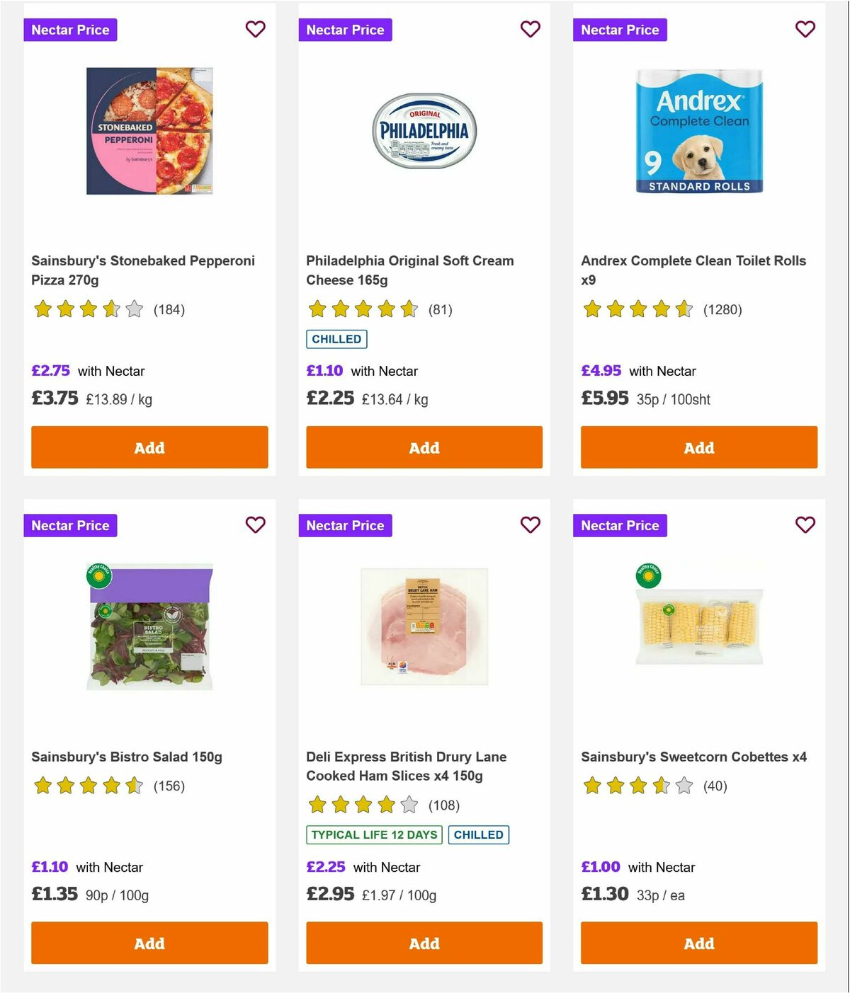 Sainsbury's Offers from 9 August
