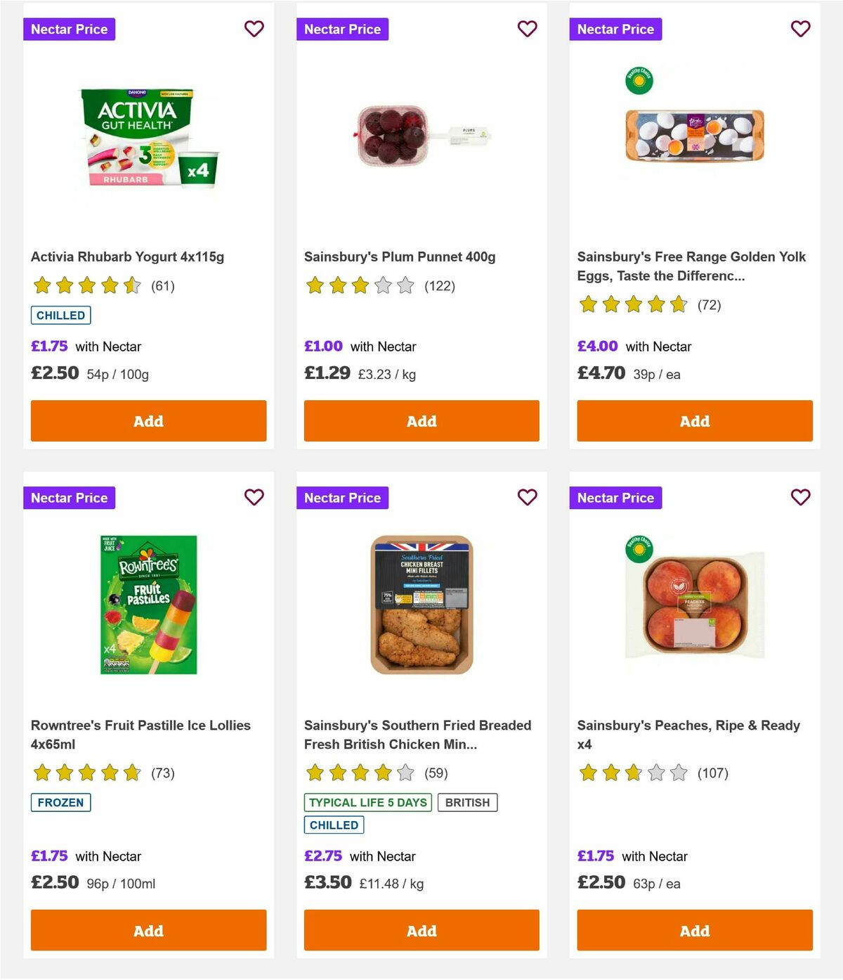Sainsbury's Offers from 20 August