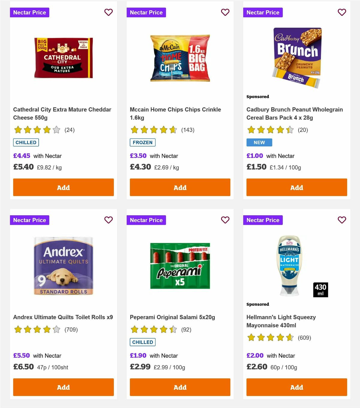 Sainsbury's Offers from 20 August
