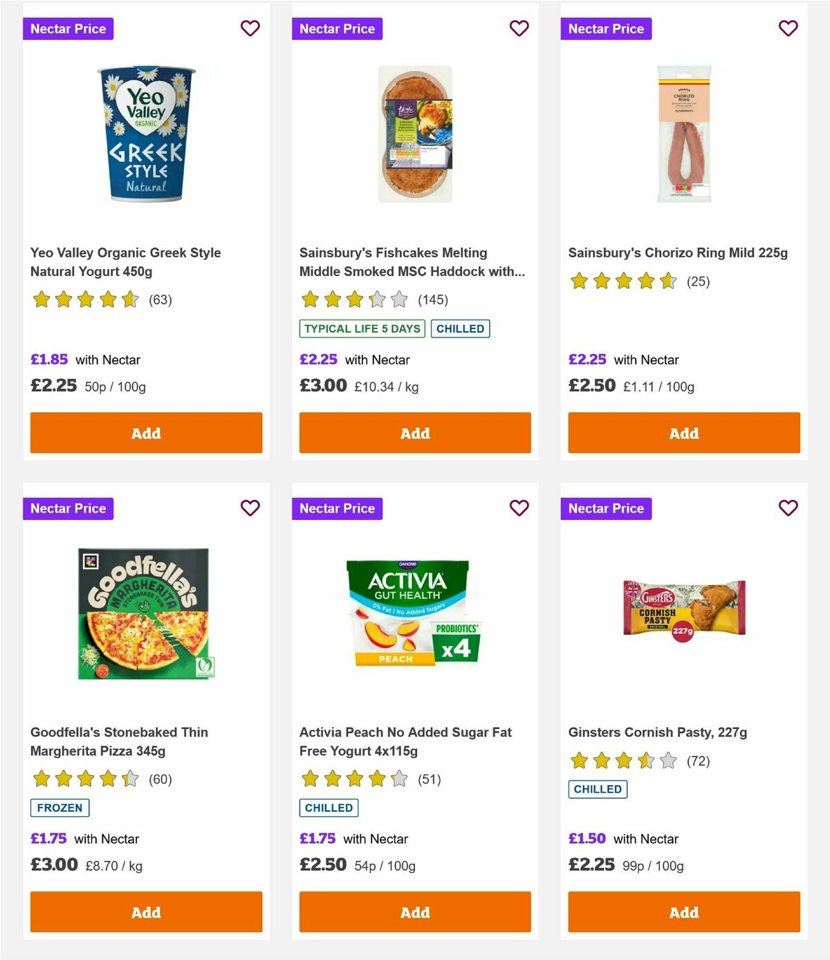 Sainsbury's Offers from 20 August
