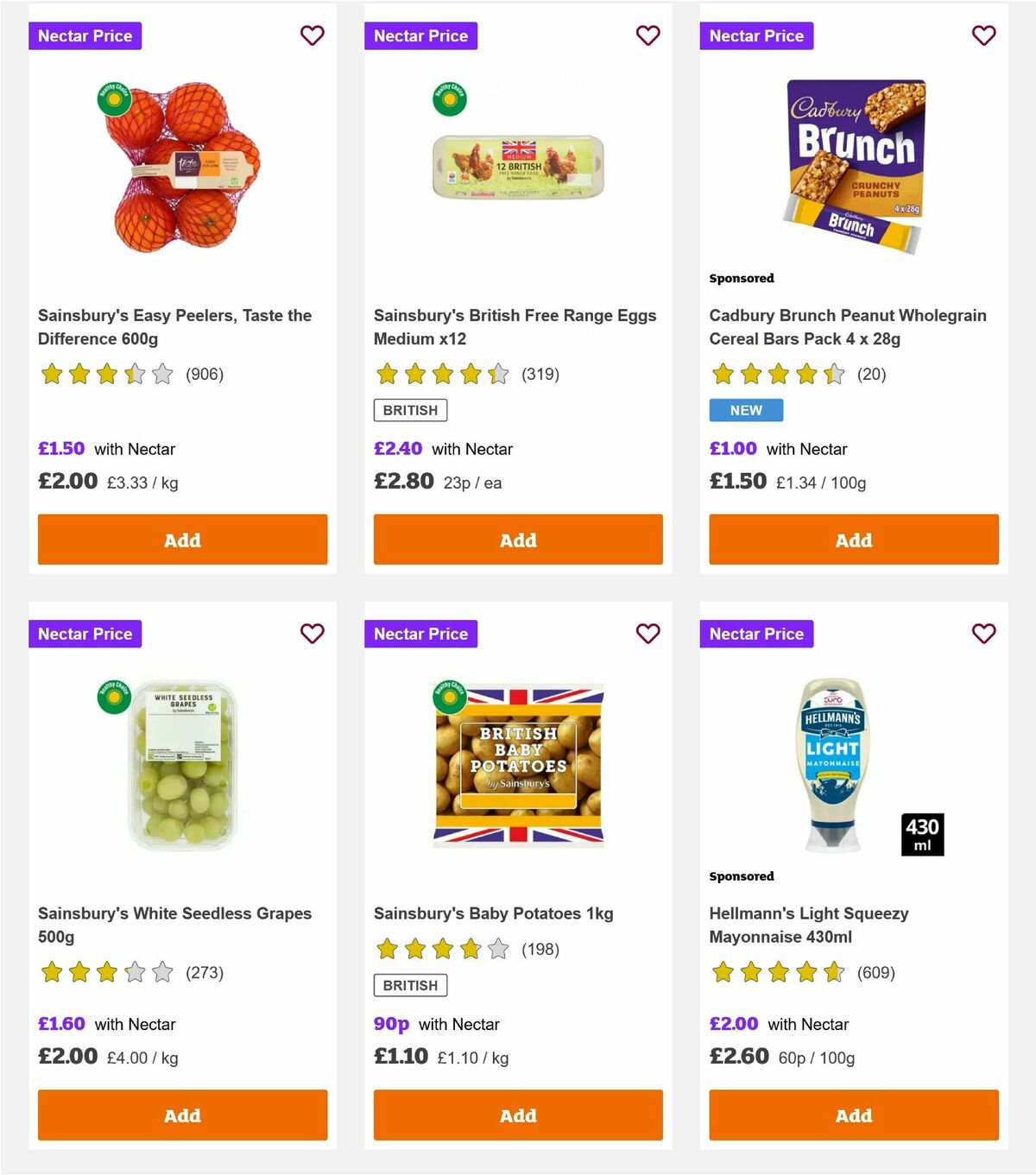 Sainsbury's Offers from 20 August