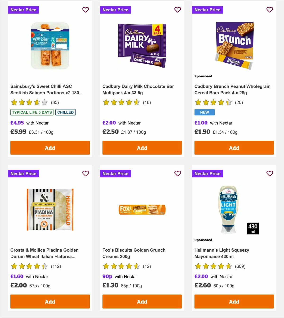 Sainsbury's Offers from 20 August