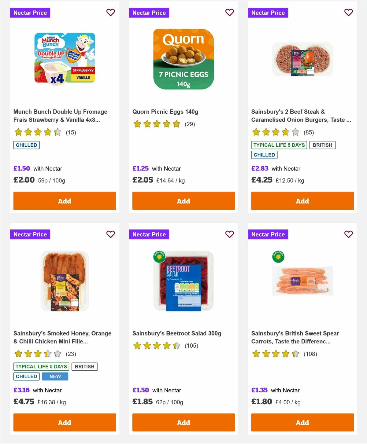 Sainsbury's Offers from 20 August