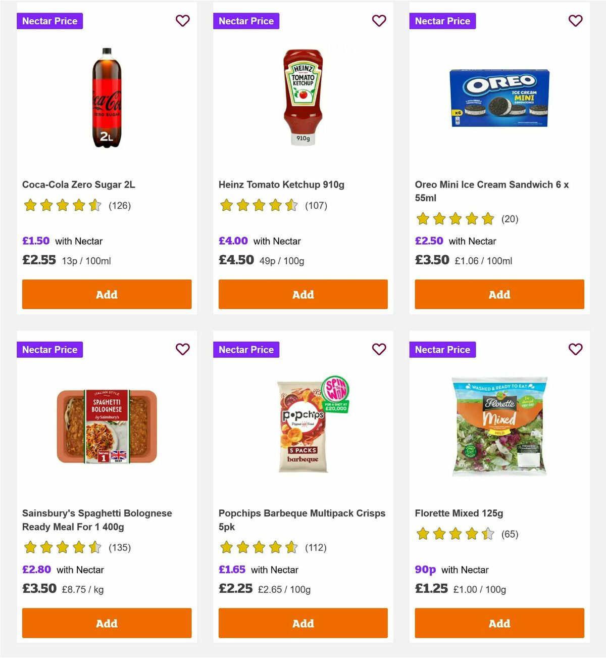 Sainsbury's Offers from 20 August