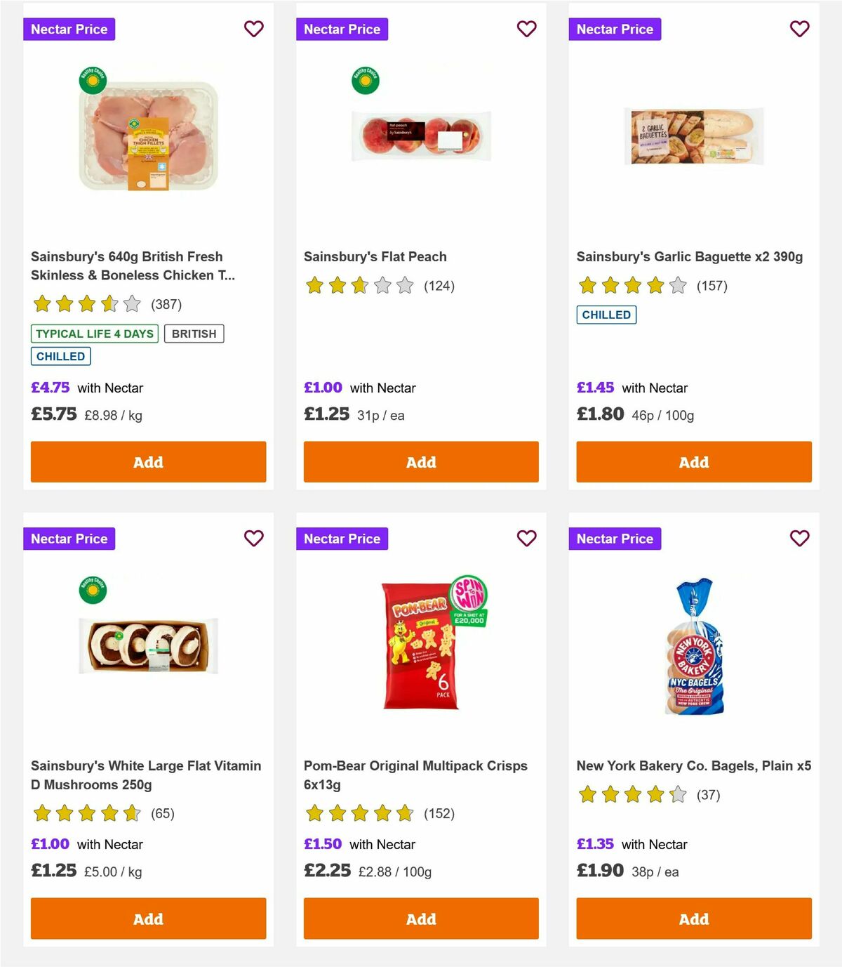 Sainsbury's Offers from 20 August