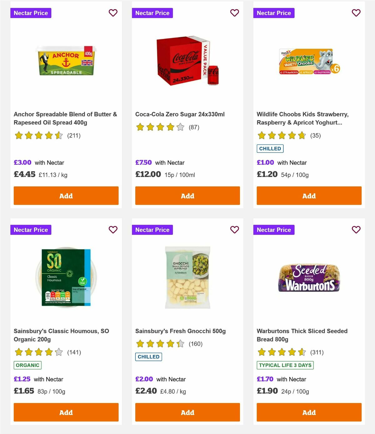 Sainsbury's Offers from 20 August