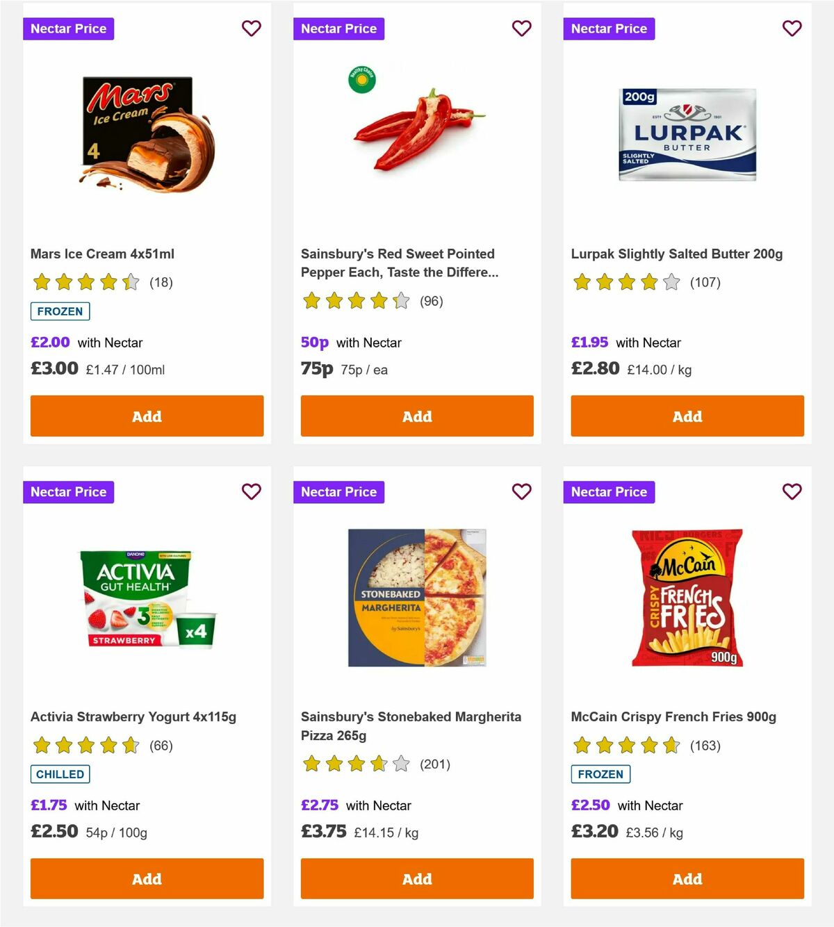 Sainsbury's Offers from 20 August