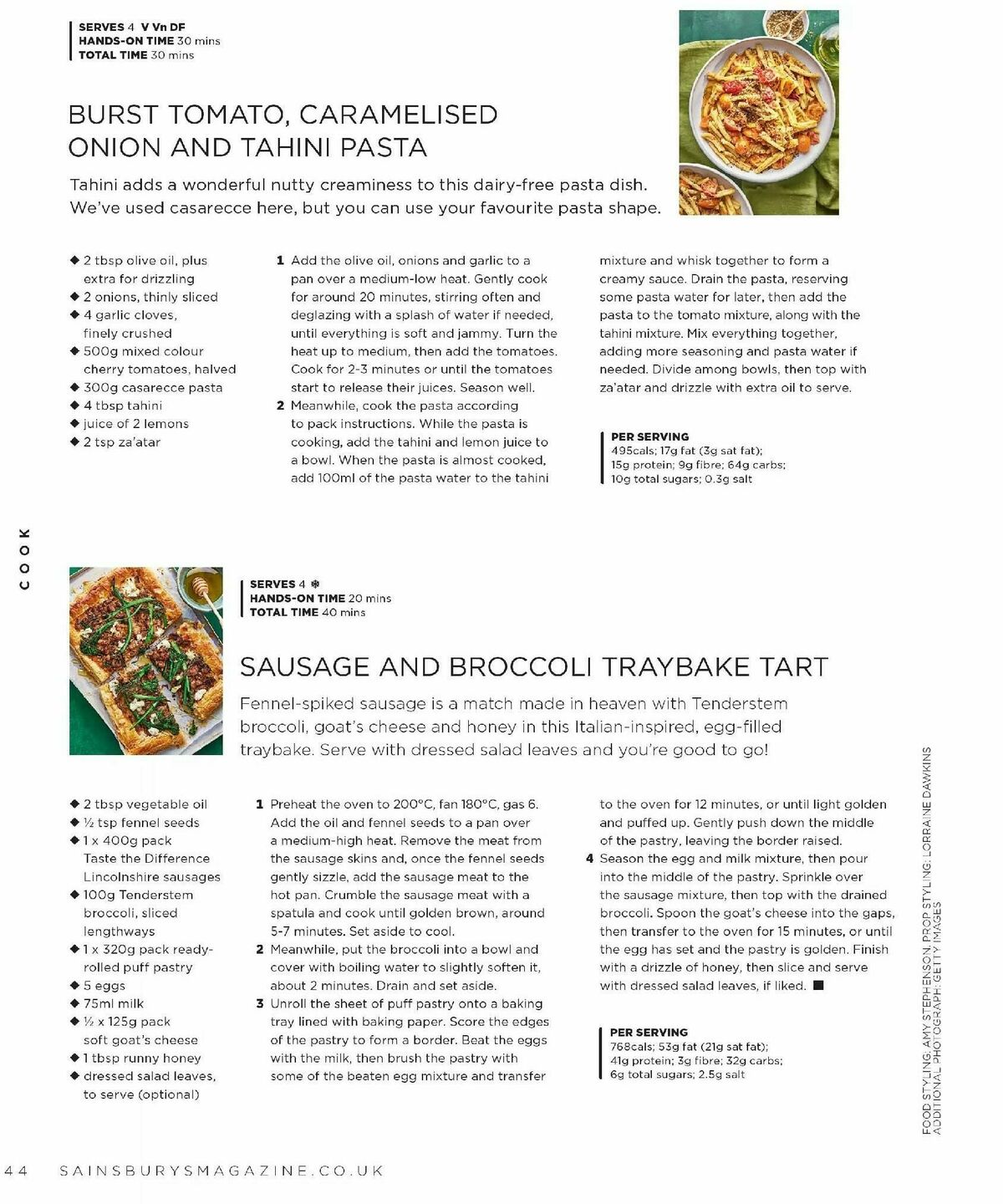 Sainsbury's Magazine September Offers from 1 September