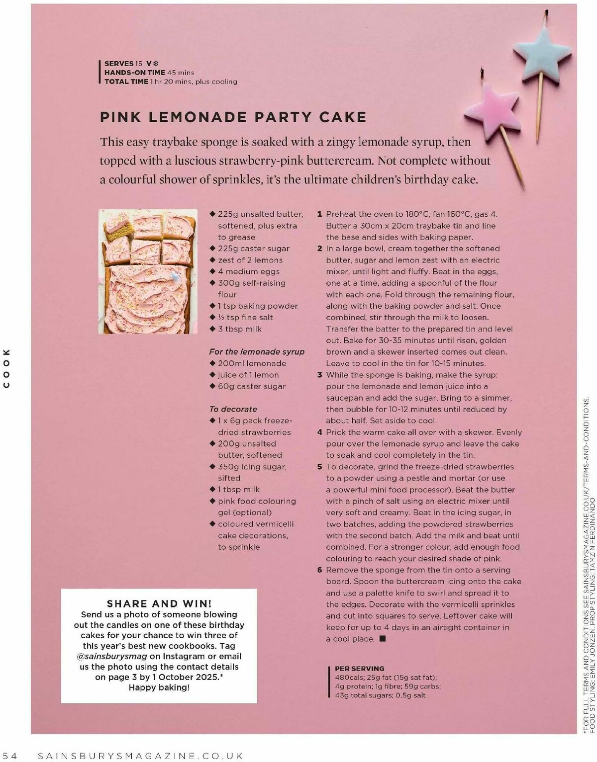 Sainsbury's Magazine September Offers from 1 September