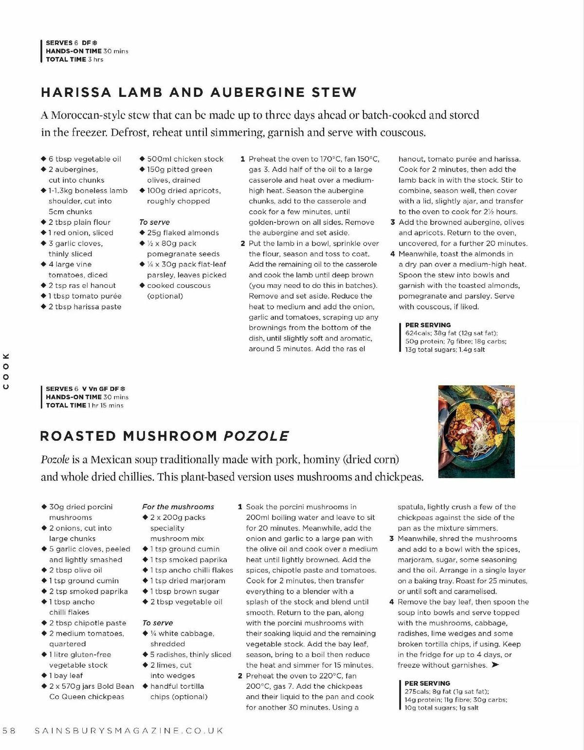 Sainsbury's Magazine September Offers from 1 September