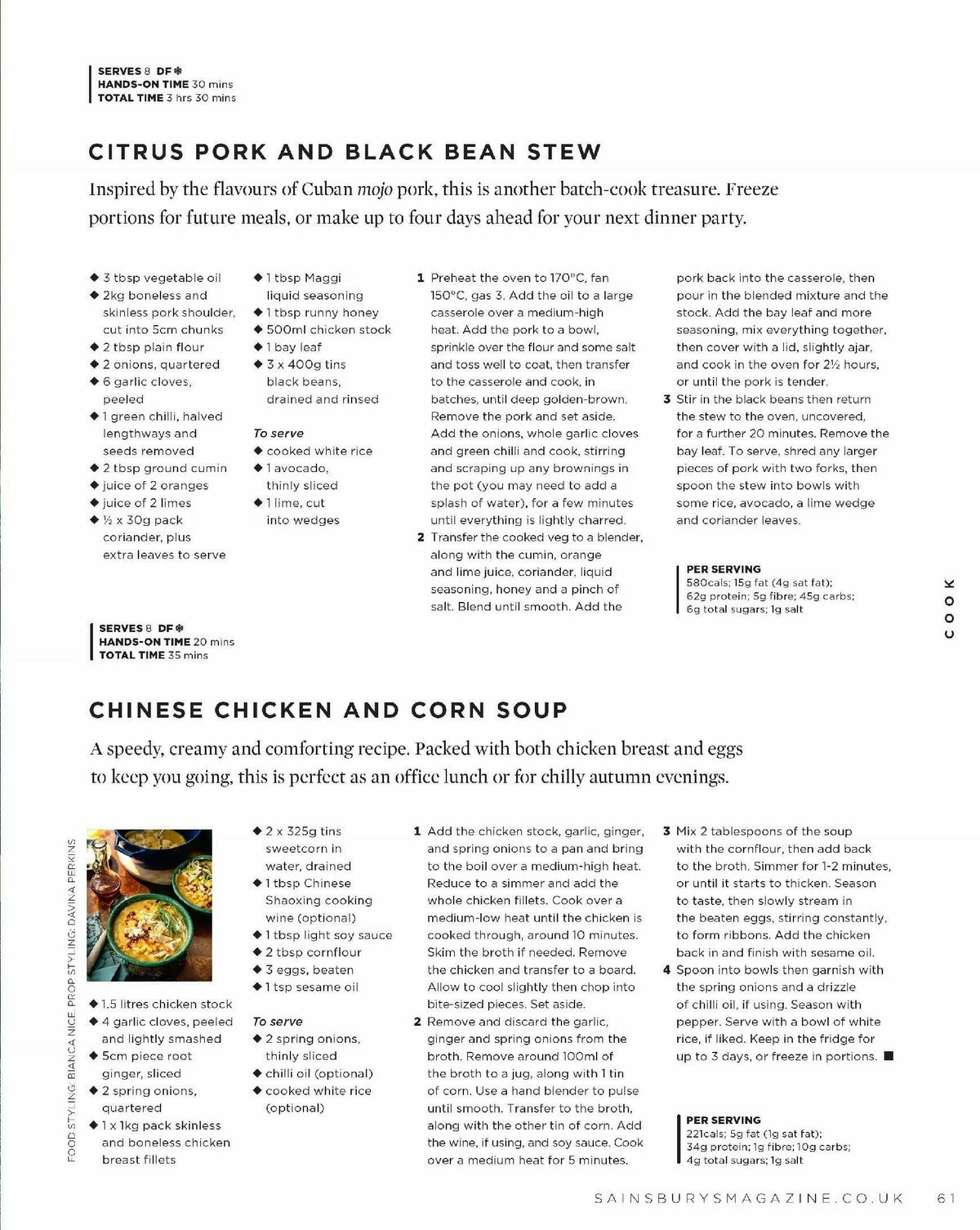 Sainsbury's Magazine September Offers from 1 September