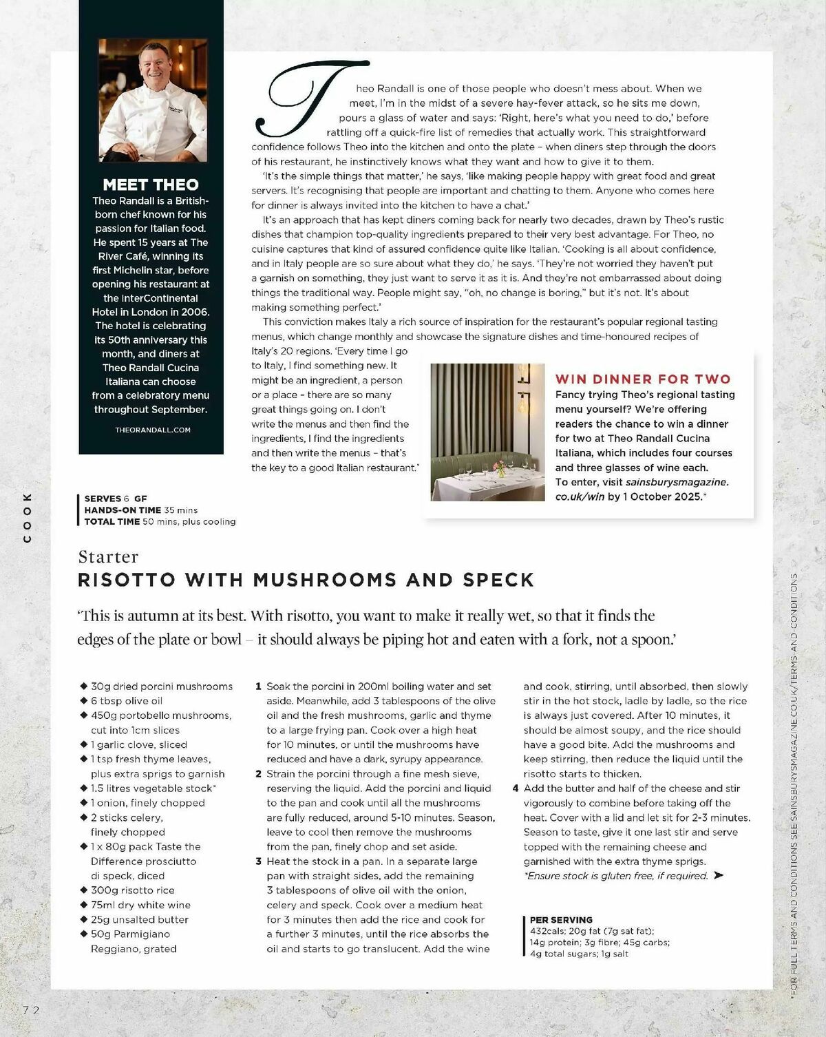 Sainsbury's Magazine September Offers from 1 September