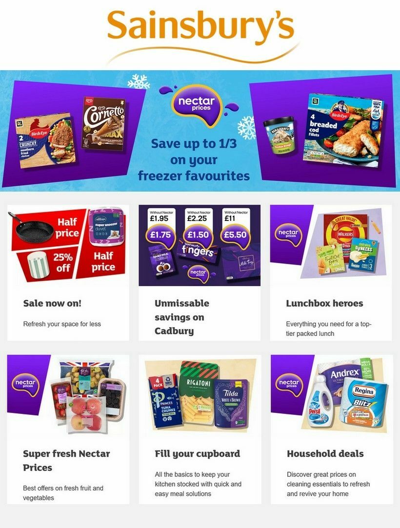 Sainsbury's Offers from 4 September