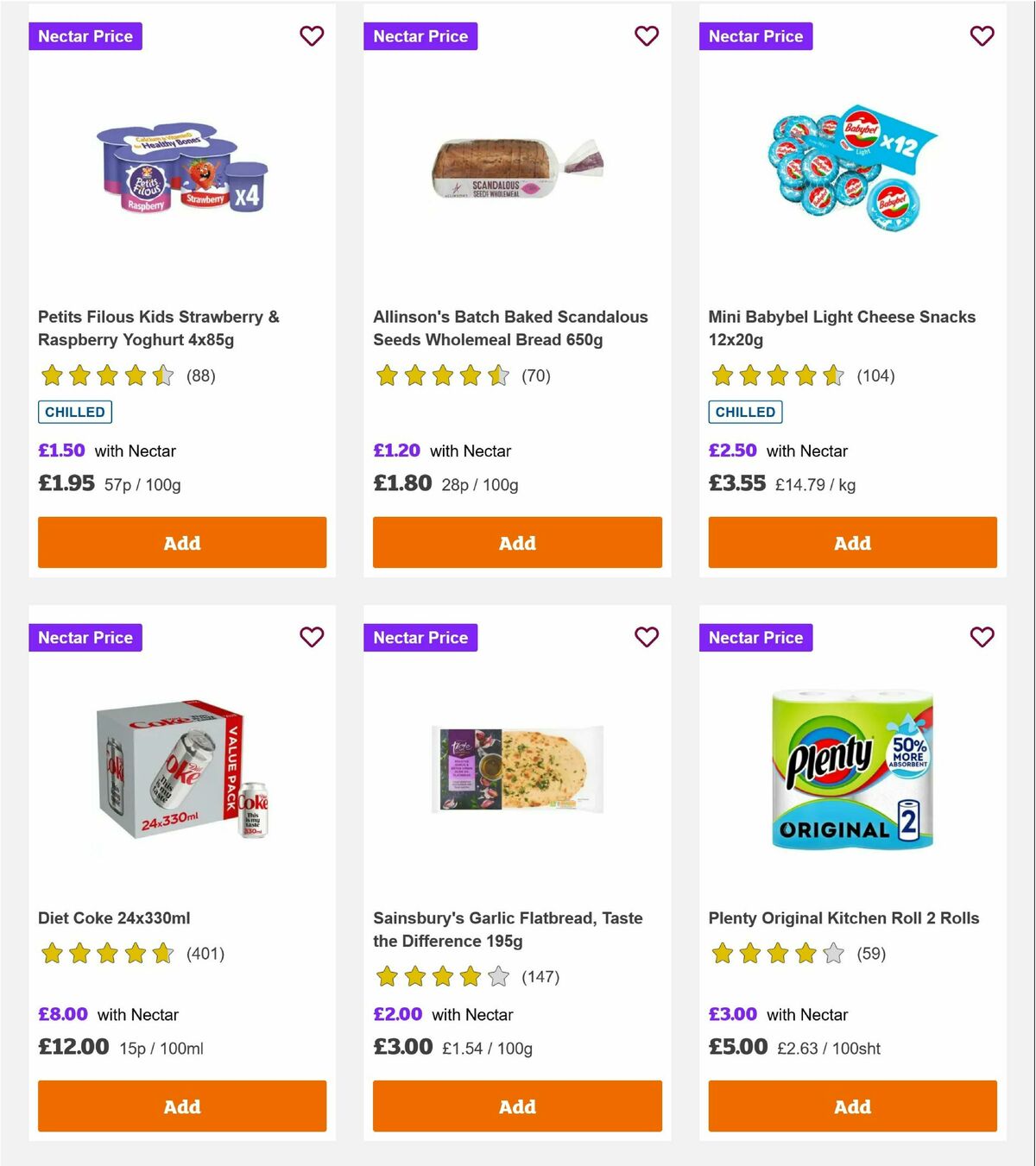 Sainsbury's Offers from 4 September