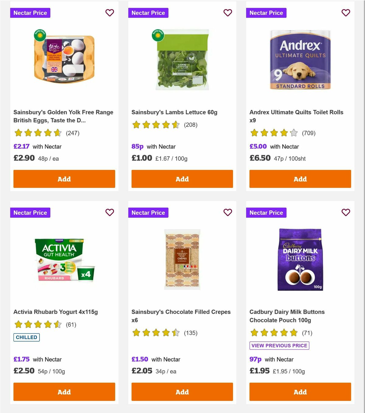 Sainsbury's Offers from 19 September